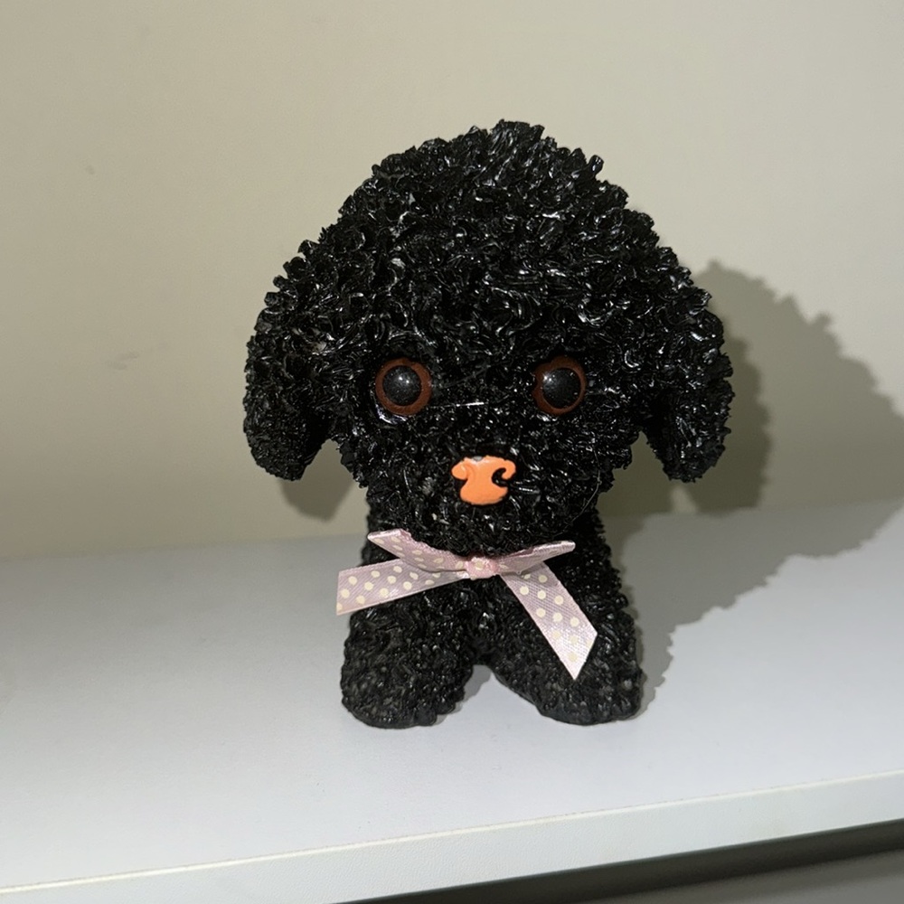 Black Poodle Dog Piggy Bank - Children’s Piggy Bank